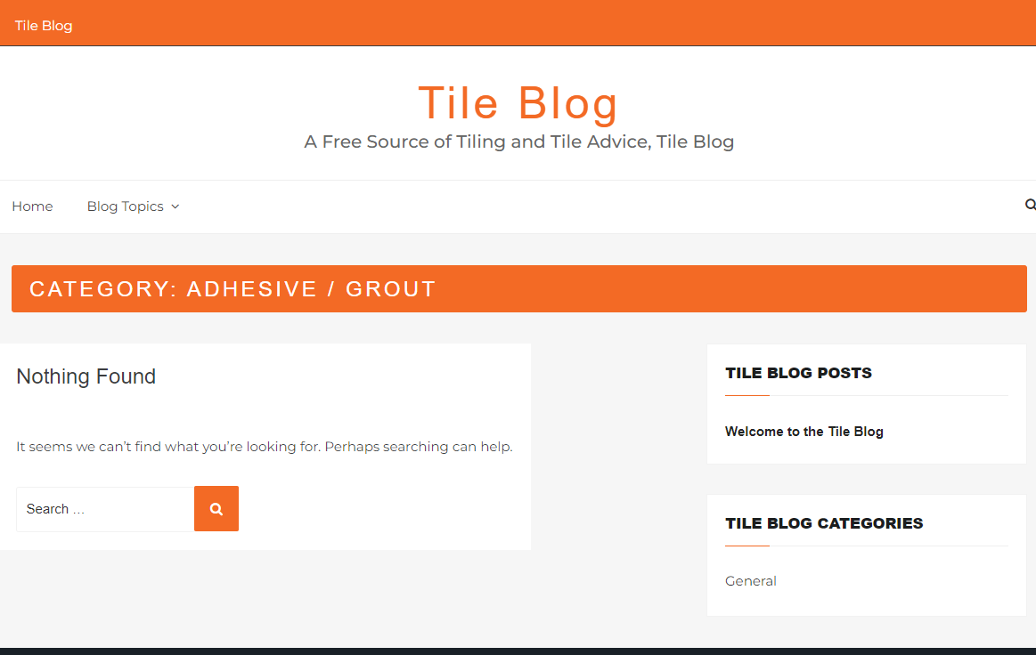 Tile Blog